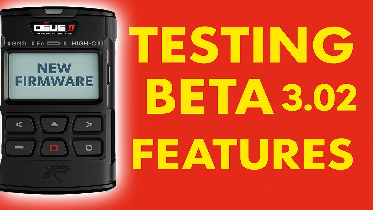 XP Deus 2 тест новой прошивки Beta 3.02.