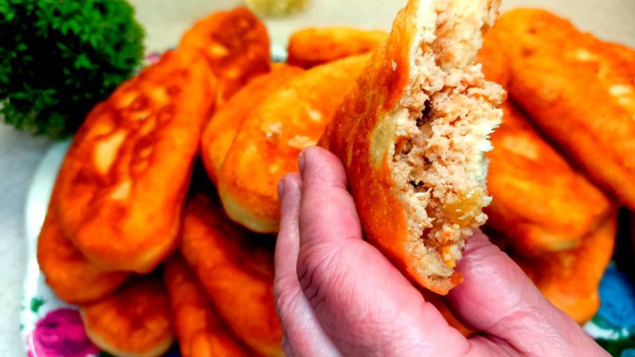 Пирожки с мясом на сковороде! Вкуснейшие пирожки, как у бабушки. Воздушное дрожжевое тесто