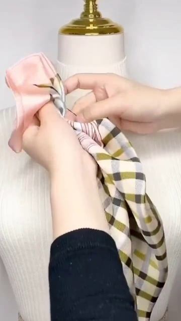 Как завязать шарф