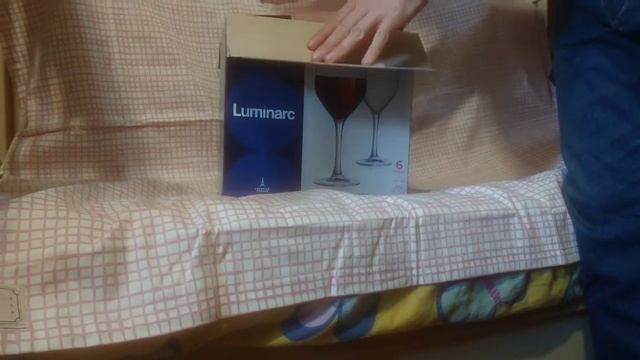 Распаковка бокалов Luminarc Селест (L5832/1) 450 мл из Rozetka