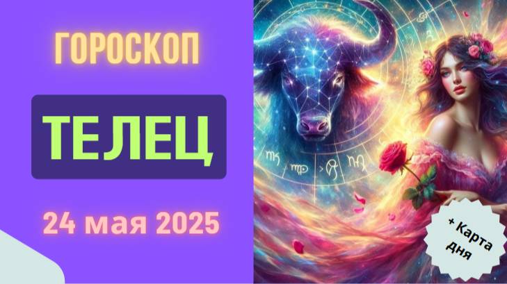 ♉ 24 МАЯ ГОРОСКОП НА СЕГОДНЯ ДЛЯ ТЕЛЬЦОВ: ВРЕМЯ СТАБИЛЬНОСТИ И РОСТА!
