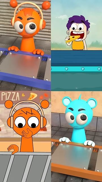 Пицца провалилась  видео-мем Sprinki #sprunki #прикол #3danimation
