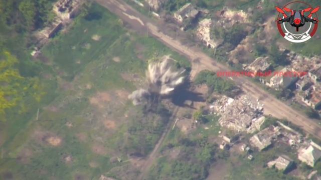 Удар Краснополем по позиции вражеских дронщиков на севере Торского на Лиманском направлении !!!