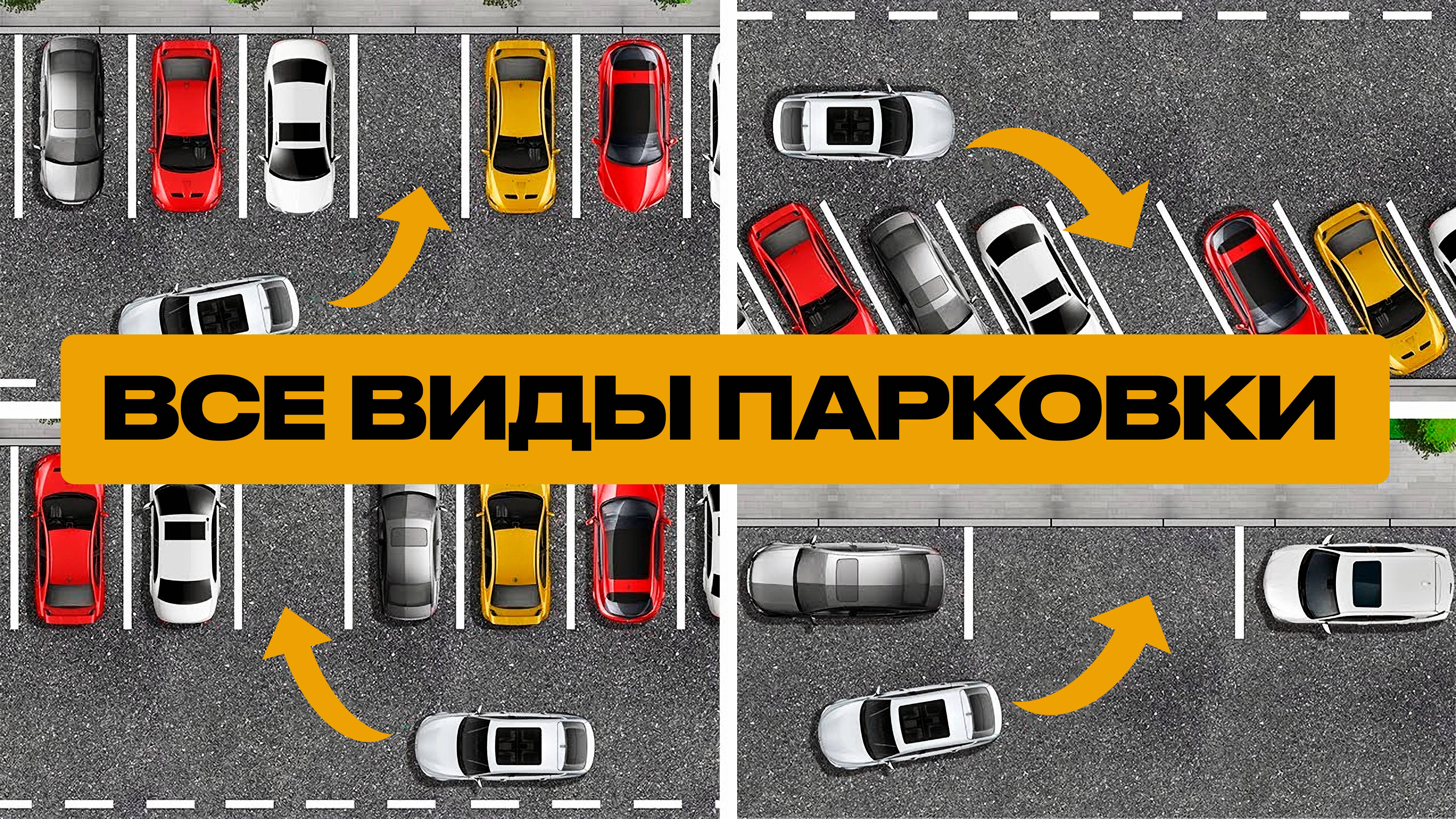 Как парковаться правильно: все виды парковки за 10 минут | Анимация для начинающих