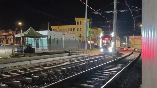 САРАТОВ. НОВЫЕ ТРАМВАИ. ОБКАТКА