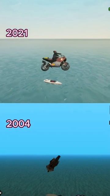 Qual o melhor GTA SA 2004 vs GTA SA 2021  #shorts