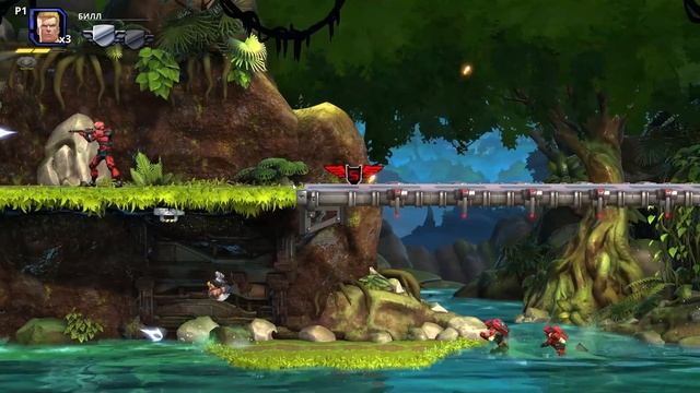 Contra - Operation Galuga Легенда с новой графикой! Этап №1#contra #прохождение #gameplay