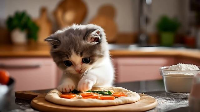 Kitten pizza