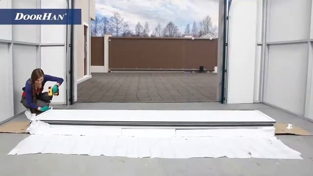 Ворота гаражные автоматические секционные  RSD01 LUX DoorHan