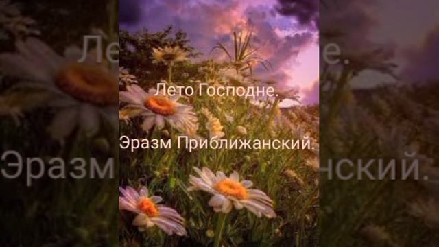 Эразм Приближанский. Лето Господне