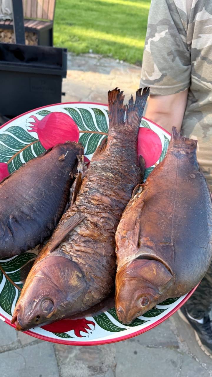 Карпы горячего копчения