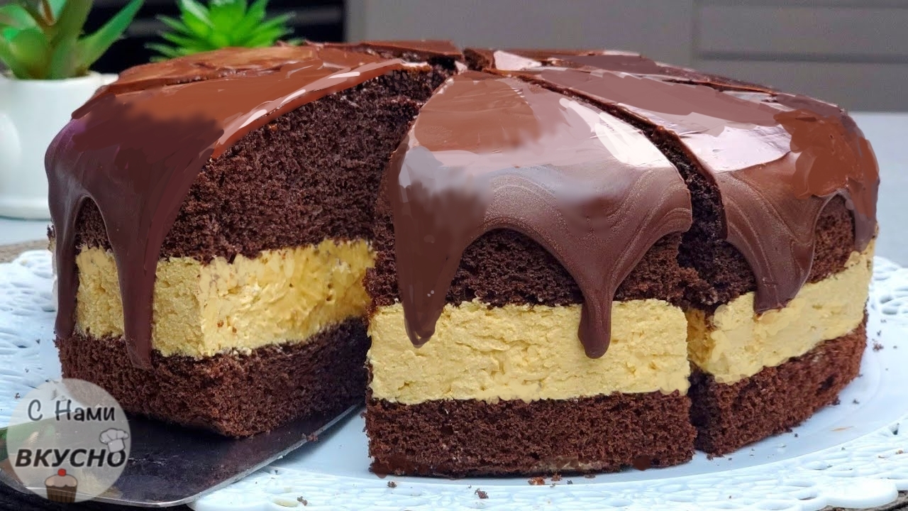 Самый вкусный домашний торт за 15 минут! Торт Эскимо! Простой Рецепт!