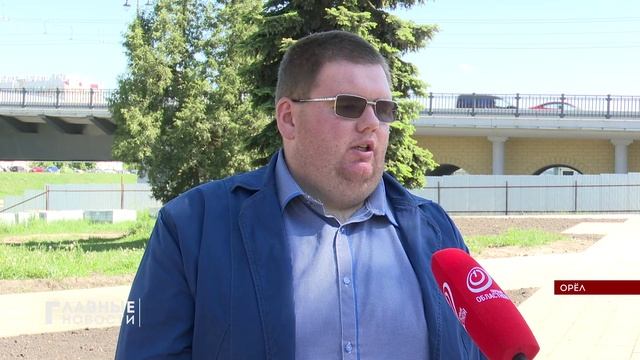В Орле на территории мемориального комплекса уложено уже полторы тысячи квадратных метров плитки