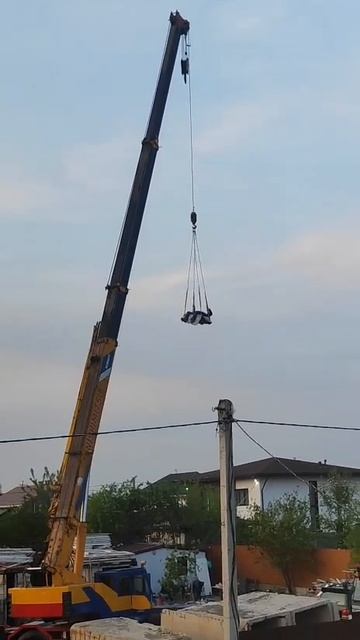 Покатался на кране!