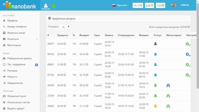 Как стать банкиром! Нанобанк. 2 неделя. Получение креди