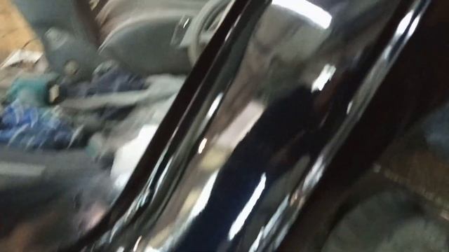 Покраска крыла , пола и порогов Приора