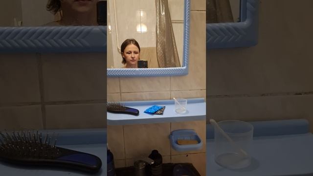 Крашу брови после работы