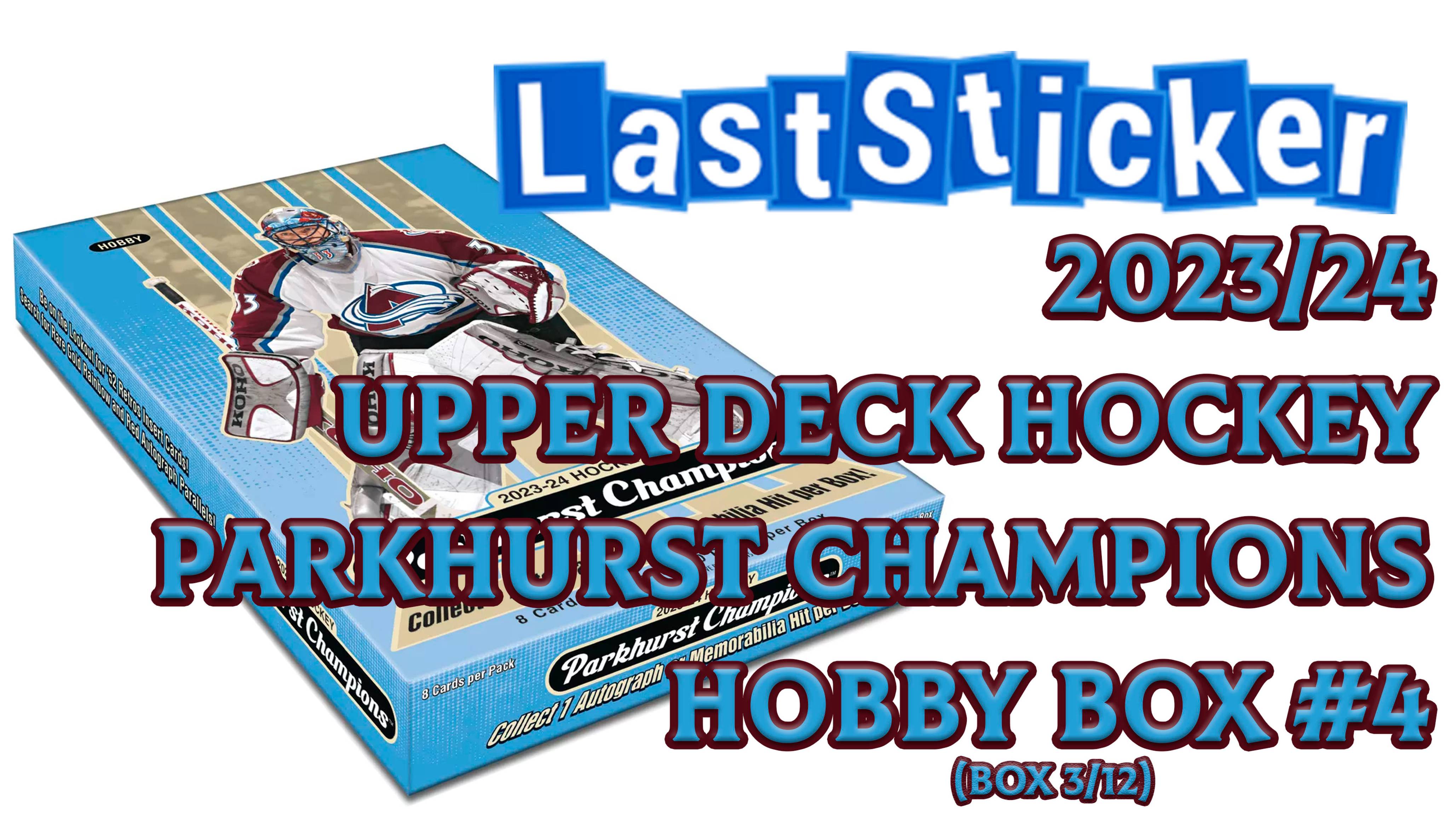 Бокс-брейк Хобби бокса по коллекции 2023/24 Boxbreak 2022/23 Parkhurst Champions Hockey #4