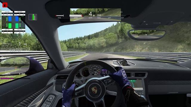 Assetto Corsa - Porsche 911 GT3 RS - Nordshleife - 1 training lap