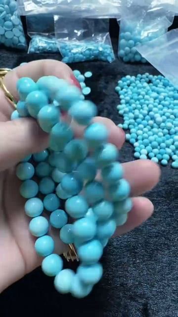 2025-0523-03 Natural electrolytic turquoise, which everyone feels unfamiliar with, let's explain it.