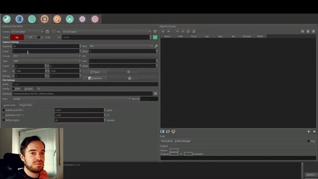 Capture tab, flat tool and sequences guide in EKOS for beginners - Astroberry