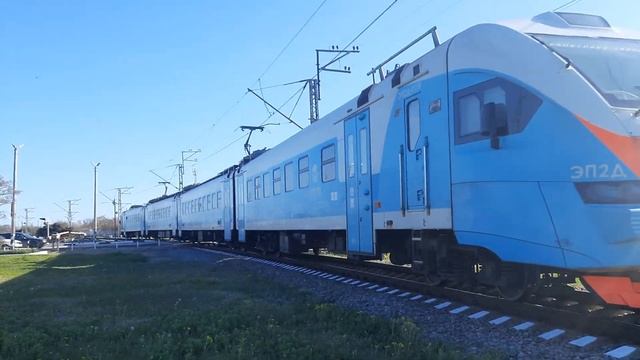 ЭП2Д-0119 НА ПЕРЕГОНЕ ЕВПАТОРИЯ-ТОВАРНАЯ - ЕВПАТОРИЯ-КУР?