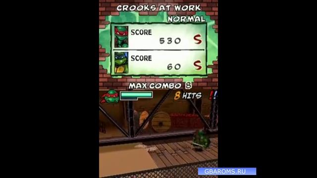 NDS - Teenage Mutant Ninja Turtles - Arcade Attack