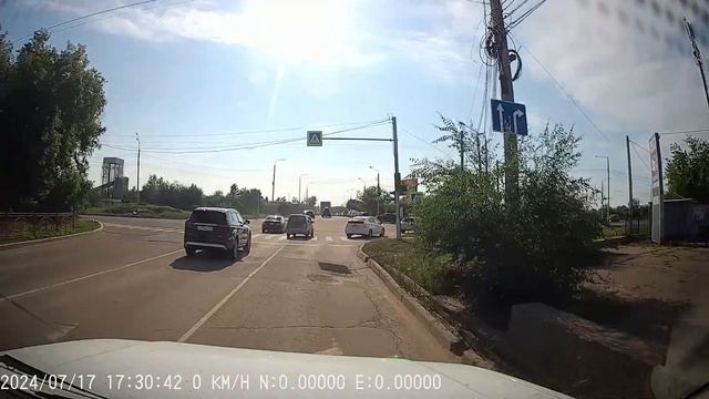 #ПДД. г. Иркутск. Проезд на красный свет.