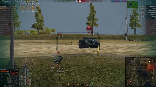 [Fermani wot] * (история 2015) WoT Fun Один СУ-122-54 с 54хп разорвал Шестерку оленей!