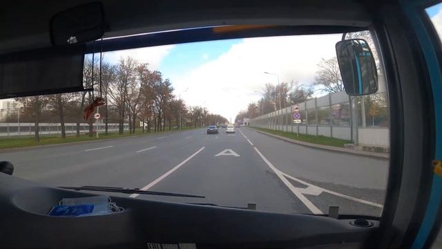 Ост."ТРЦ Пулково-3" - ост."ст.м."Московская" (из окна автоб