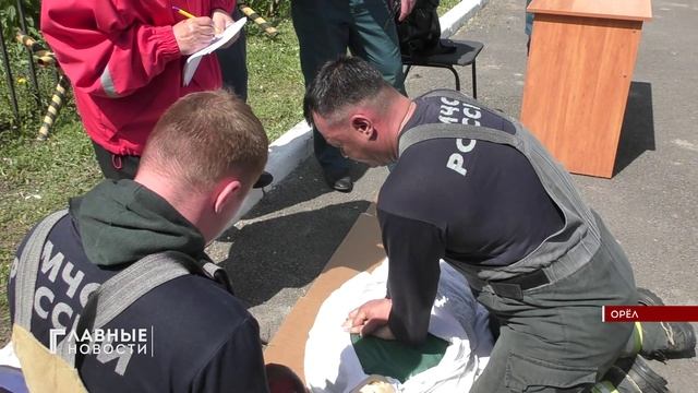 Орловские огнеборцы  в экстремальных условиях сражались за звание лучших