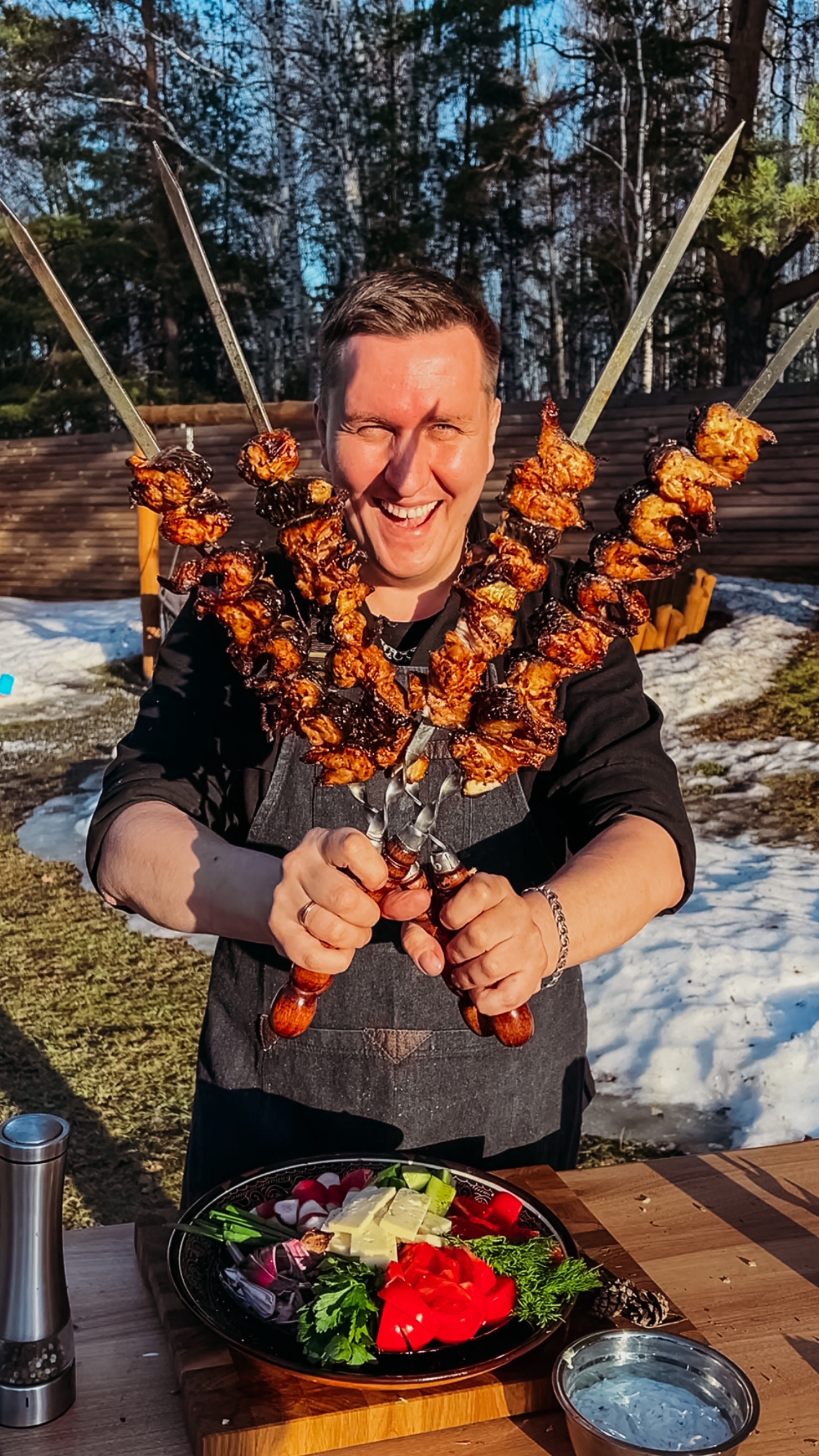 ШАШЛЫК ИЗ СКУМБРИИ