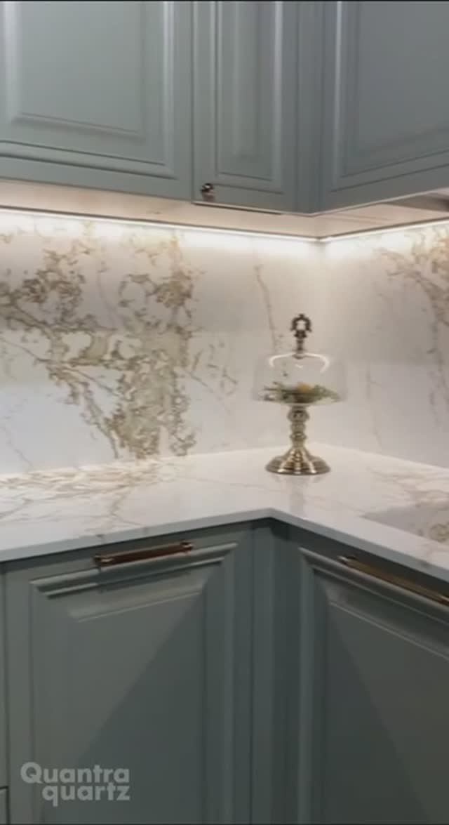 Яркий мрамор Pantheon от Quantra Quartz.