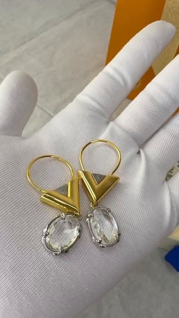 Серьги Louis Vuitton оригинал