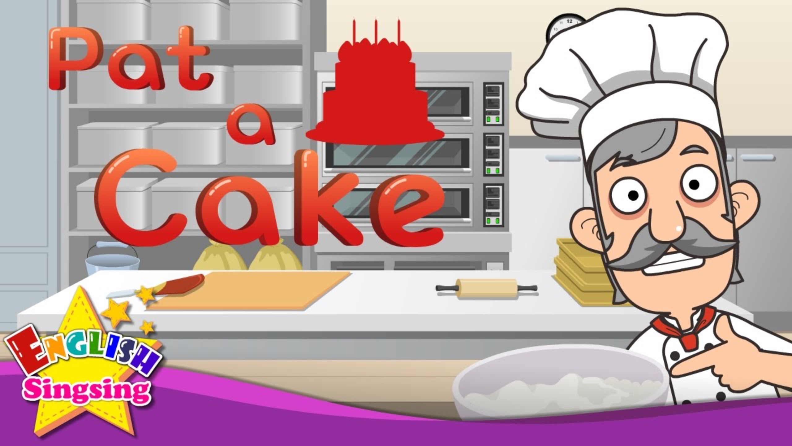АНГЛИЙСКИЙ ЯЗЫК ДЛЯ ДЕТЕЙ | Pat a Cake - Baker Song for Kids - Nursery Rhymes - Baby Song Cartoon