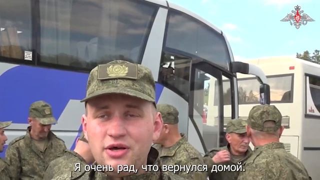 Первые Кадры Наших Бойцов Вернувшимися Из Украинского Плена!