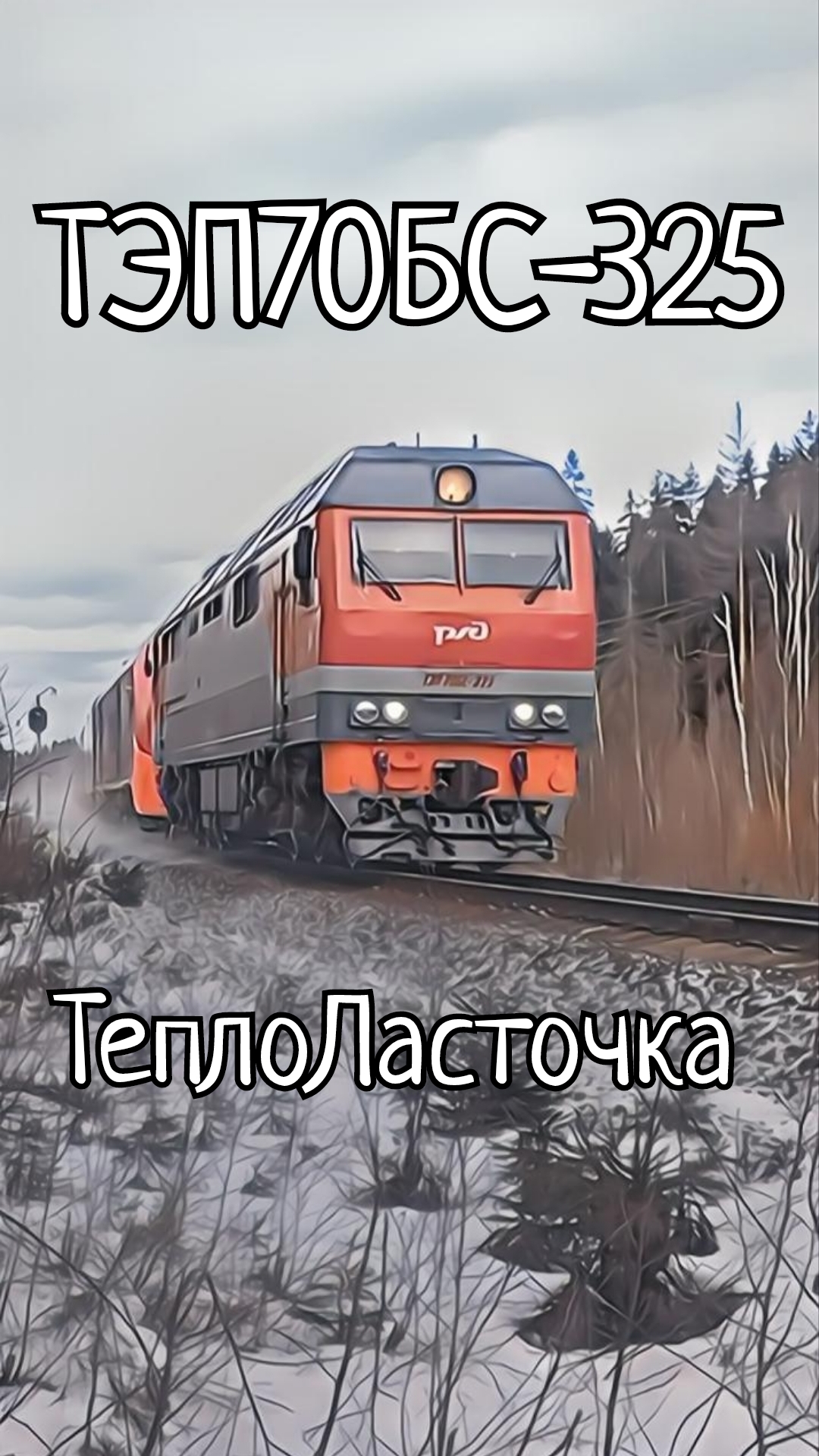 ТЭП70БС-325 ТеплоЛасточка, ст.Красный Сокол. #ЖелезнаяДорога #ОктЖД #РЖД #ТЭП70БС #ЭС1П #ЭС2Г #ЭС2ГП