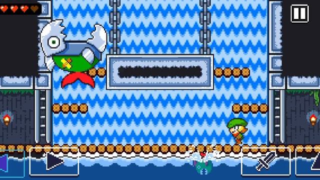 tiny dangerous dungeons remake Босс 2 рыба, ласты