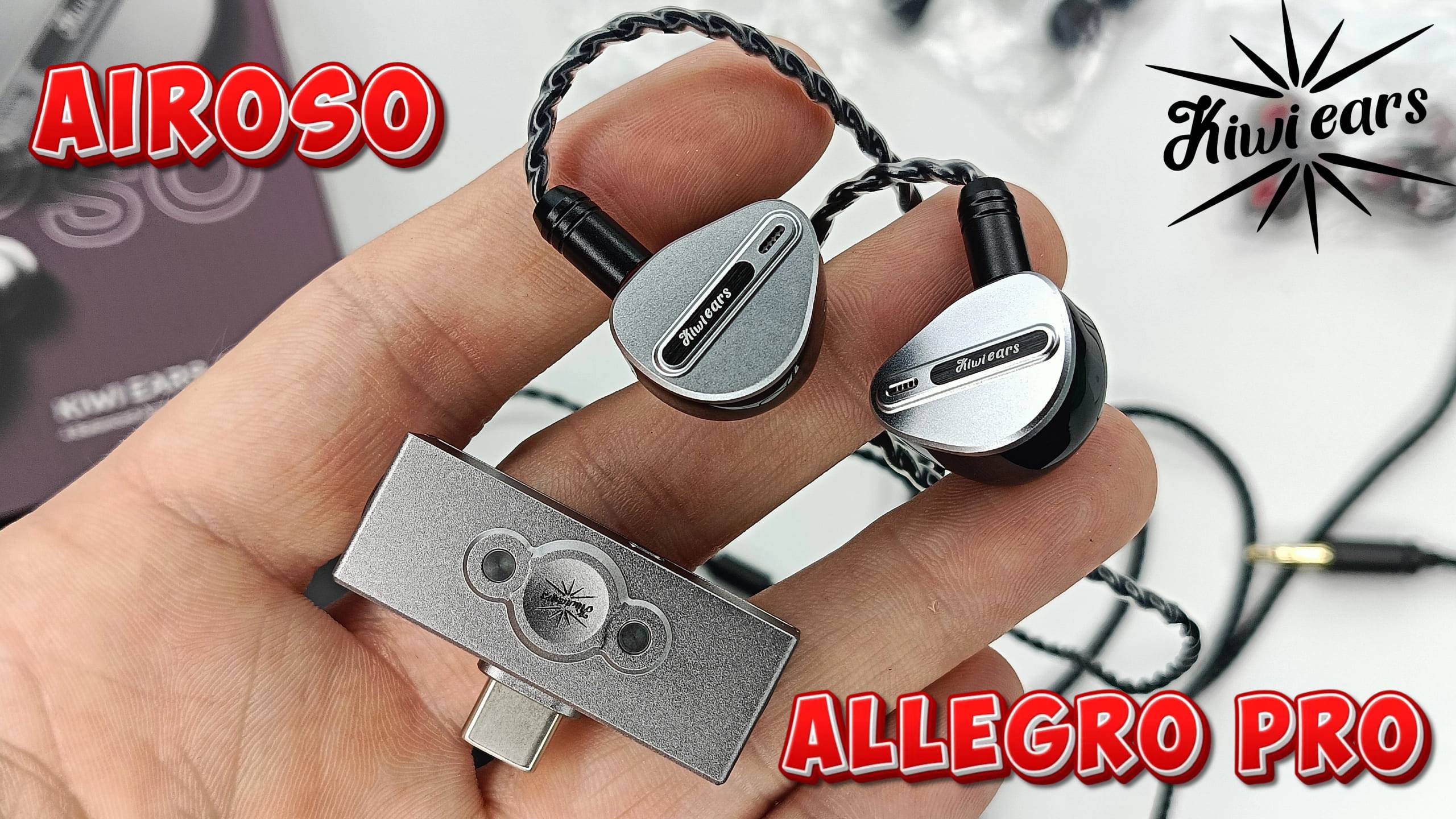 Лучший выбор Kiwi Ears Airoso ЦАП усилитель для наушников Kiwi Ears Allegro PRO