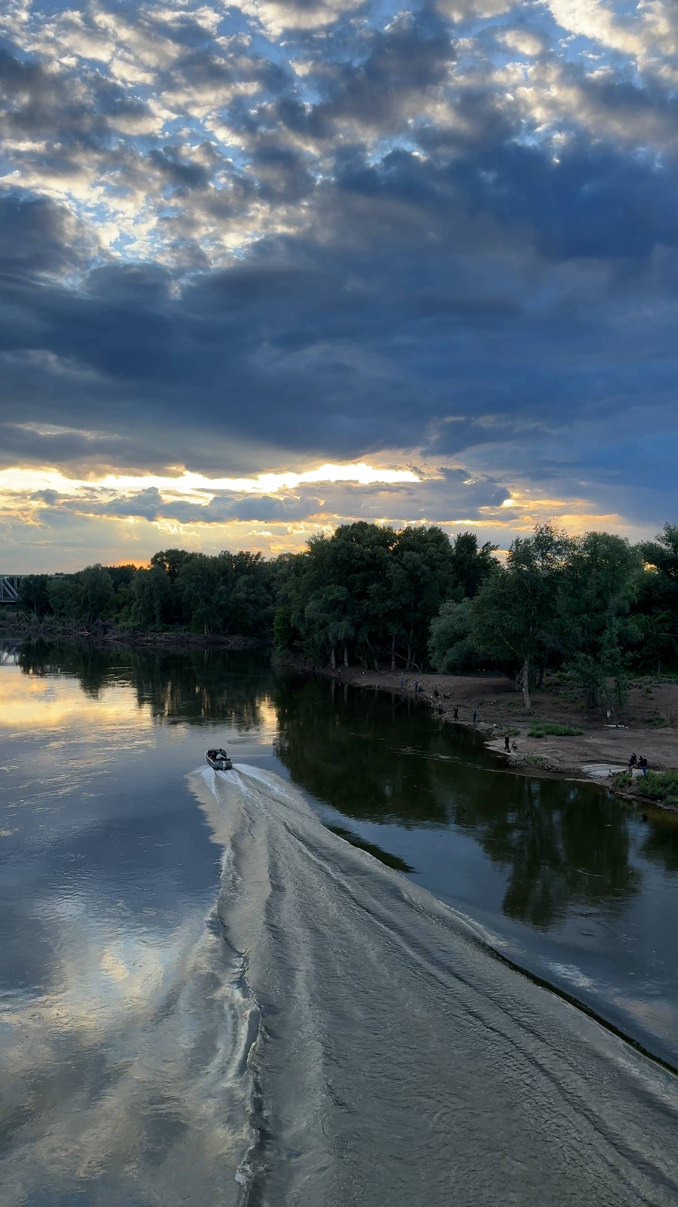 #Панорама Оренбурга - #Вид с автомобильного моста / #оренбург #сквер #урал #мост #пейзаж #закат