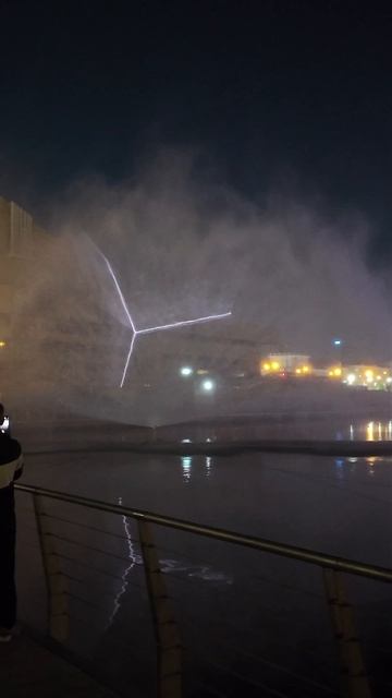 Наш водный экран на фестивале Nur в Казане