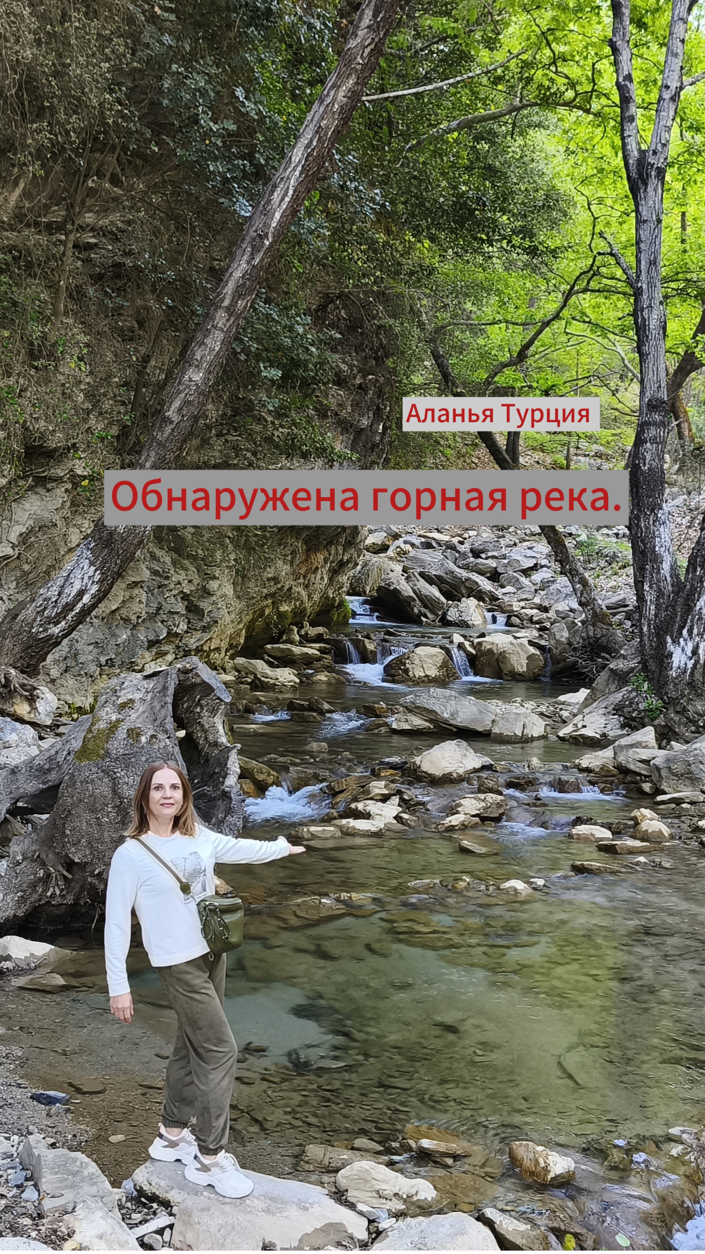 Красивая горная река! Или горный ручей 🤷