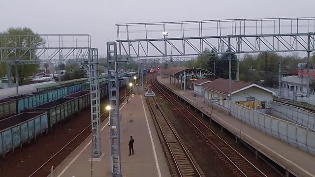 Станция Щелково. Вечер. Апрель / Shchelkovo station. Evening. April