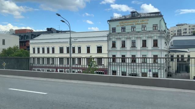 Москва. Дорога до Казанского вокзала.