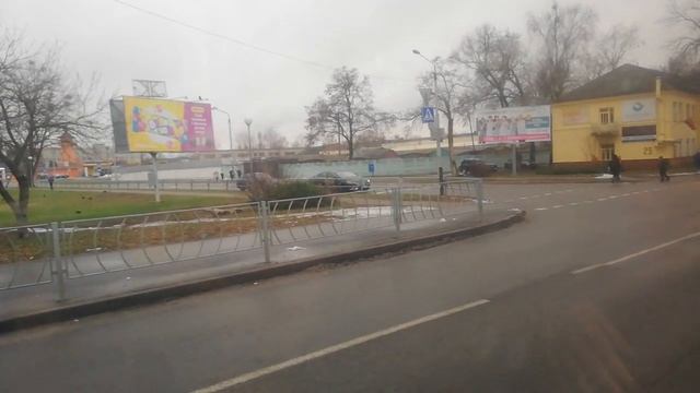 Гомель. Поездка на автобусе №26 Микрорайон 