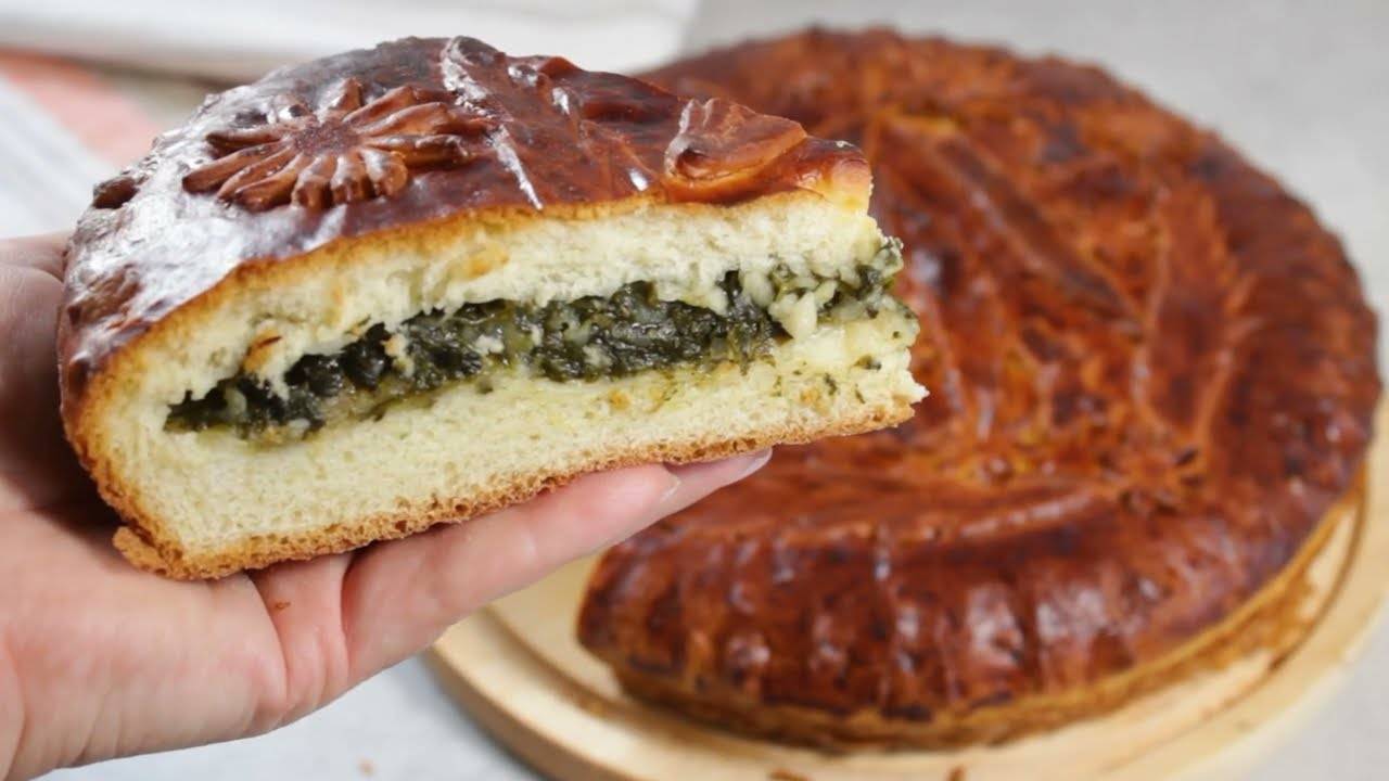 Сладкий сдобный пирог с щавелём и яблоками! Универсальное дрожжевое тесто на кефире!