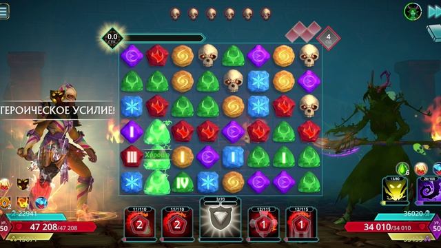 Puzzle Quest 3 - Dok vs Zicke [flawless win]