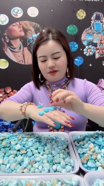 250522-14 The Original Turquoise Rough: Unveil Geological Wonders with a Cut