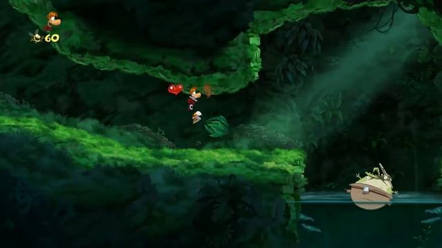 Прохождение Rayman Origins Мир №1 Там джунгли