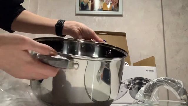 Розпакування Каструля Ringel Meyer з кришкою 5,5 л (RG-2008-24) з Roz